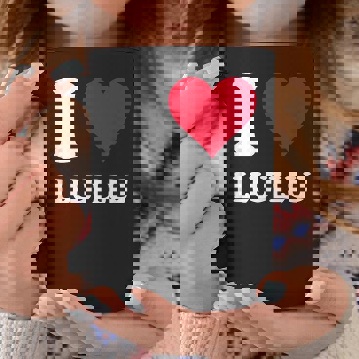 Red Heart I Love Lulu コーヒーマグ 面白い贈り物