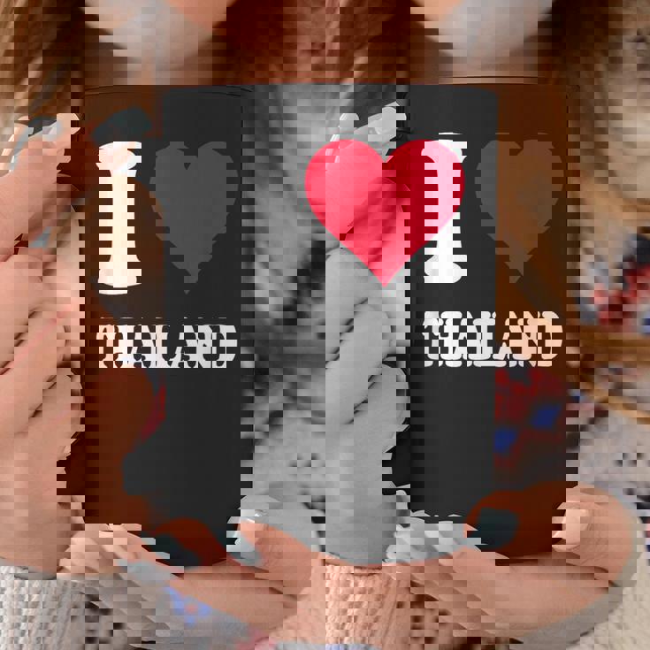 Red Heart I Love Thailand コーヒーマグ 面白い贈り物