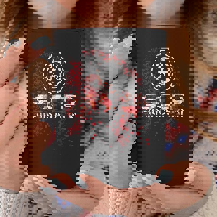 Scp、財団、血で 長袖tシャツ コーヒーマグ 面白い贈り物