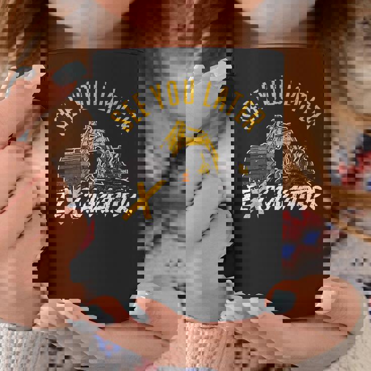 See You Later ショベルカードライバー コーヒーマグ 面白い贈り物