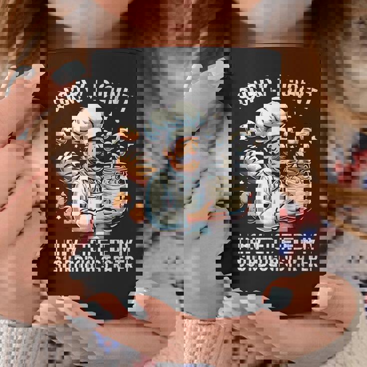 Sorry I Can't I Have To Feed Myourdough スターター コーヒーマグ 面白い贈り物