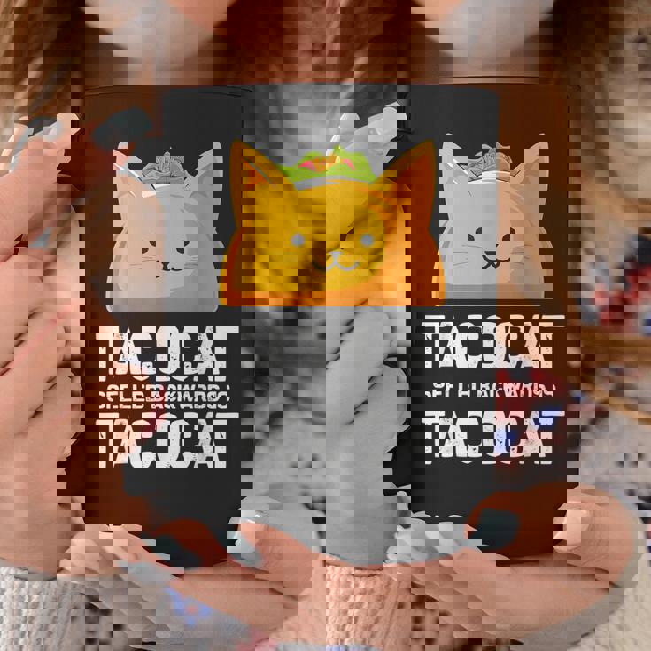 Tacocatpelled Backwards Is Tacocat ファニータコスキャットギフト コーヒーマグ 面白い贈り物