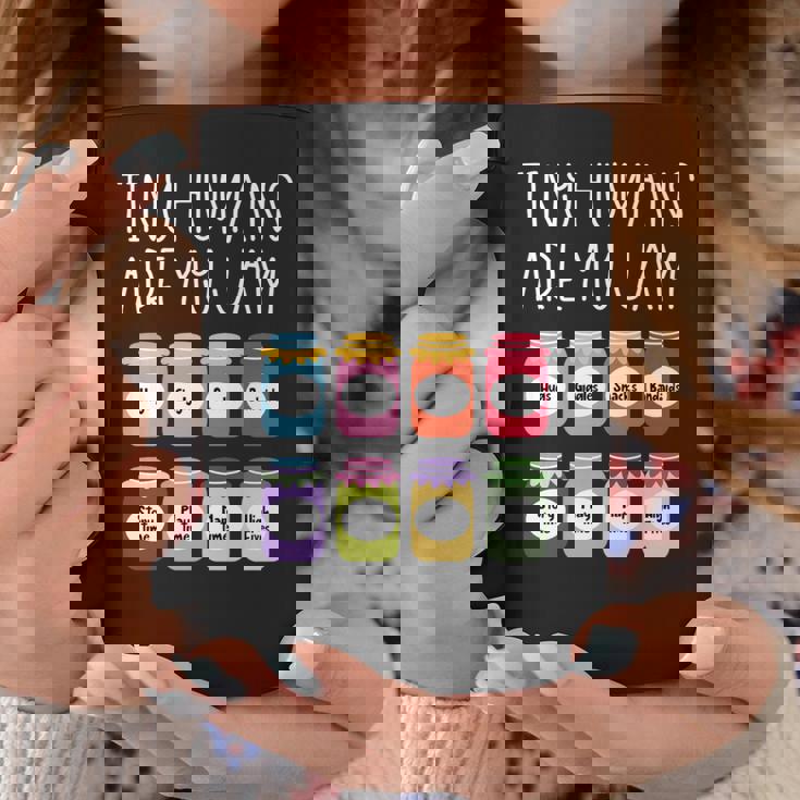 Tiny Humans Are My Jam 幼稚園保育士 長袖tシャツ コーヒーマグ 面白い贈り物