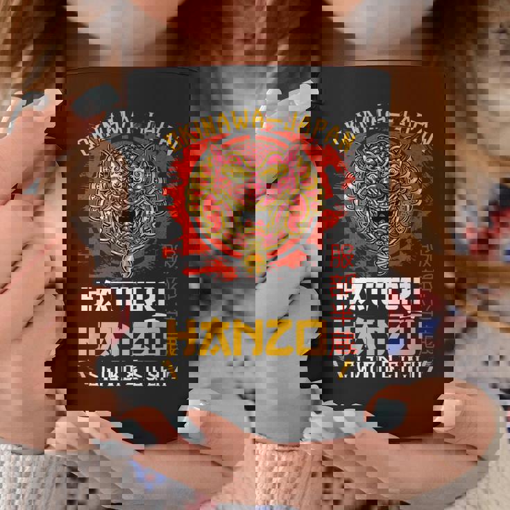 Warrior Warrior 沖縄 日本 はっとり 半蔵 剣と寿司 コーヒーマグ 面白い贈り物