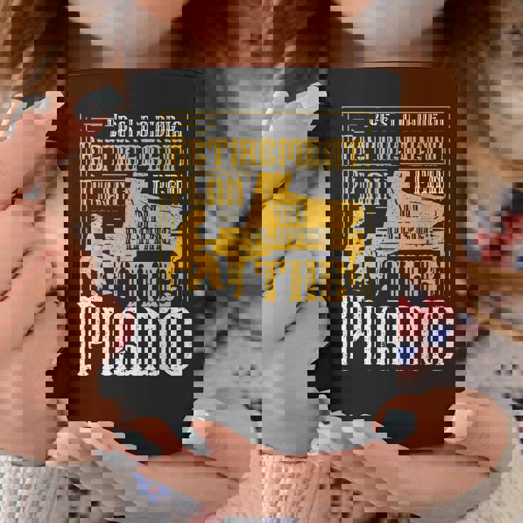 Yes I Do Have A Retirement Plan I Plan The Piano コーヒーマグ 面白い贈り物