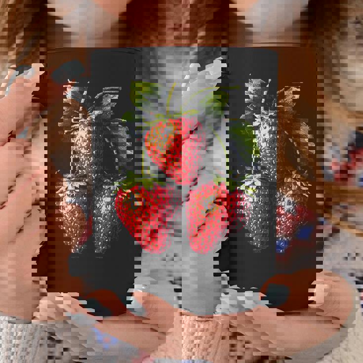 いちご フルーツモチーフ カラフル イラスト イチゴ コーヒーマグ 面白い贈り物