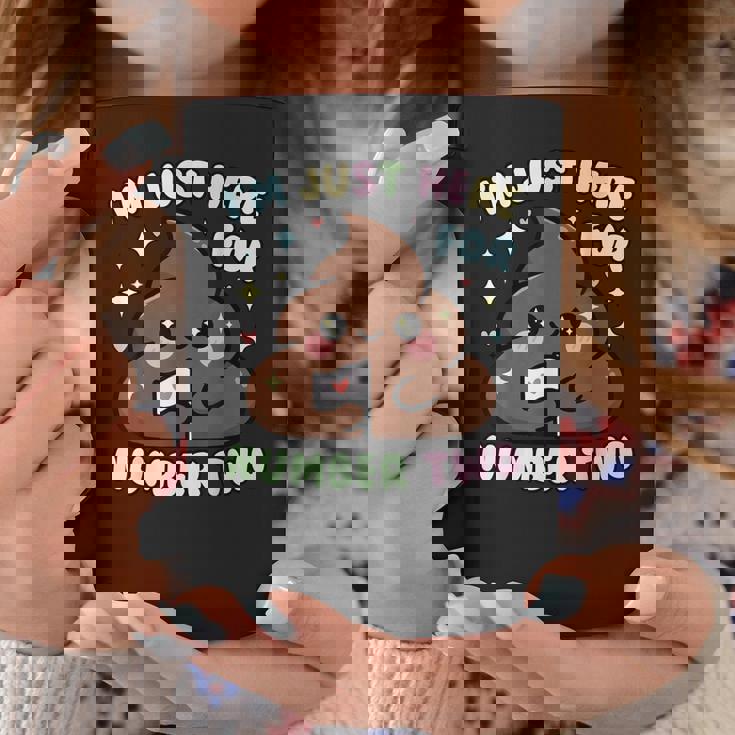 おもしろうんち二日目のためだけにここにいるよ コーヒーマグ 面白い贈り物