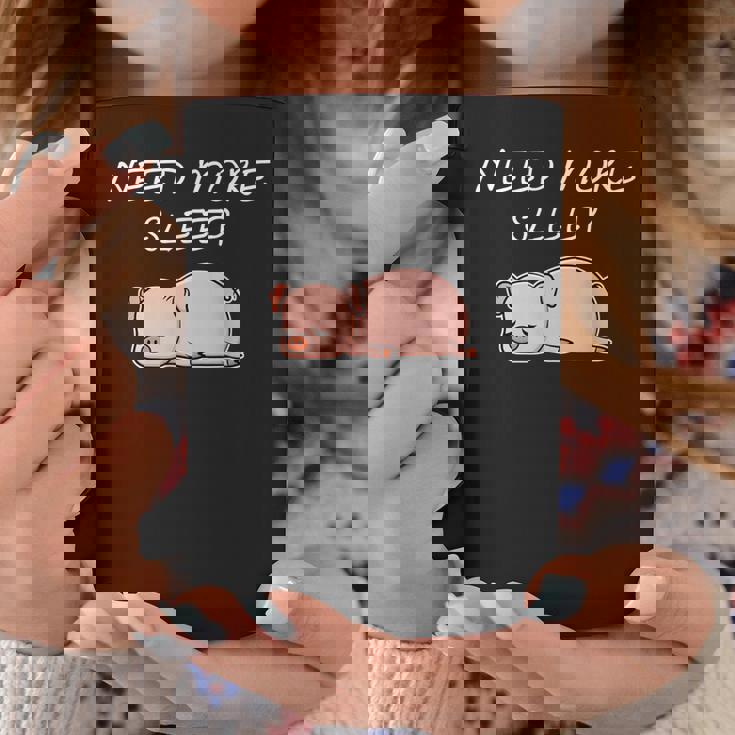 おやすみになる豚のパジャマデザイン コーヒーマグ 面白い贈り物