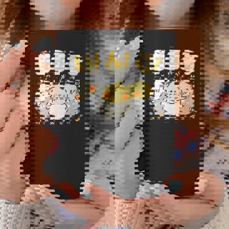 かわいい オカメインコ ユニークイラスト イラスト 丸い 鳥 【Cockatiel】 コーヒーマグ 面白い贈り物