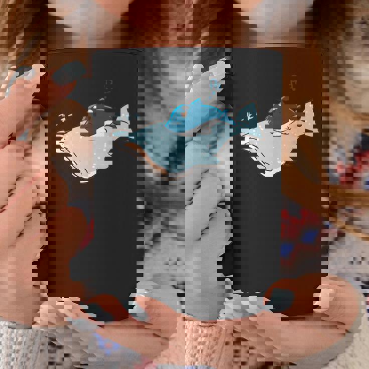 かわいい カワイイ アニメ 眠っているサメ ジンベイザメ 日本語 コーヒーマグ 面白い贈り物