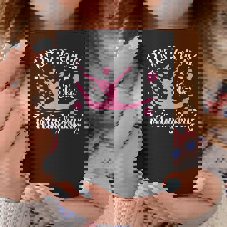 かわいい女の子向けトワラー バトントワリング コーヒーマグ 面白い贈り物