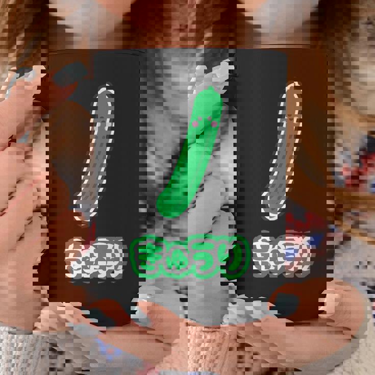 きゅうり 胡瓜『Oyasai お野菜』ゆる かわいい キャラクター 面白い コーヒーマグ 面白い贈り物