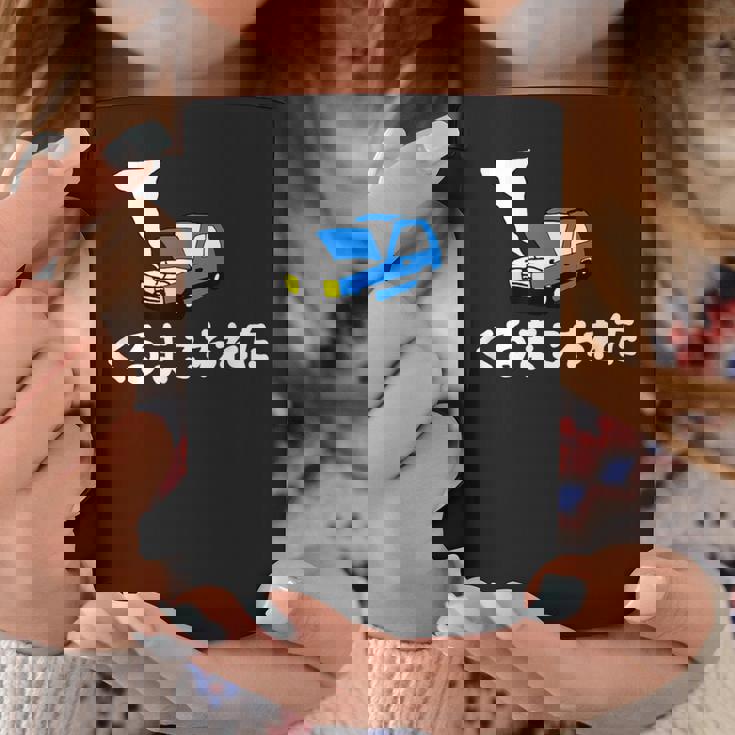 くるまこわれた コーヒーマグ 面白い贈り物