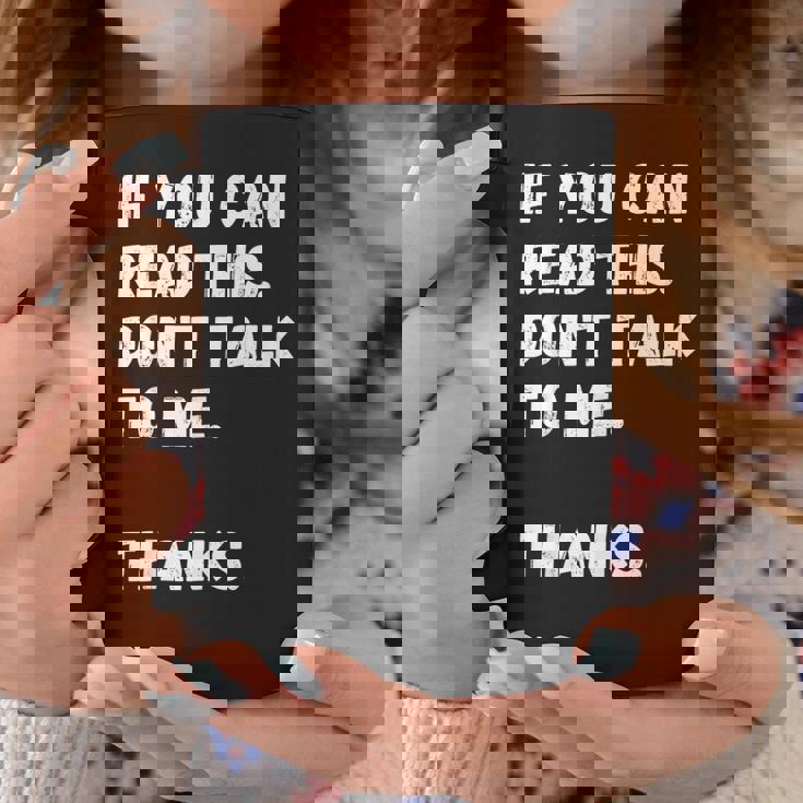 これを読めたら私に話しかけないでください-面白い人が嫌い コーヒーマグ 面白い贈り物