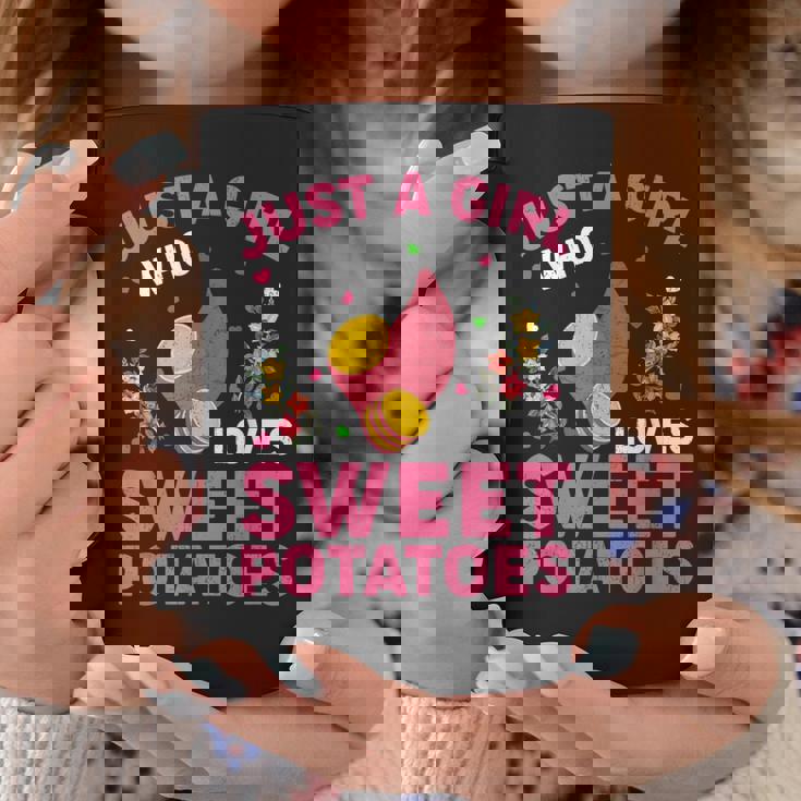 さつまいも好き さつまいもが大好きな女の子 コーヒーマグ 面白い贈り物