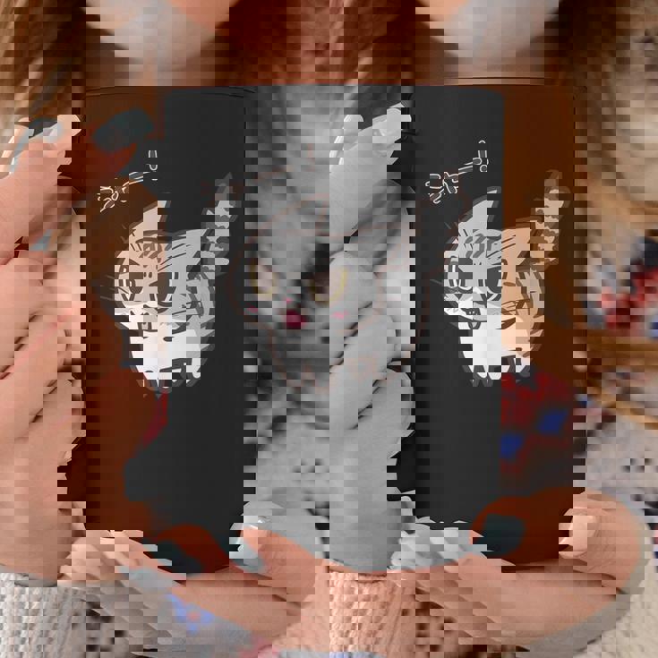 ねこシャーサバトラ白猫ver コーヒーマグ 面白い贈り物