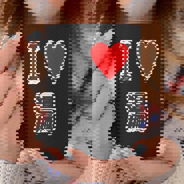 アイラブ・湯【変なデザイン屋さん】温泉 お風呂 銭湯 お土産 旅行 ハート スタッフ メッセージ・面白い デザイン コーヒーマグ 面白い贈り物