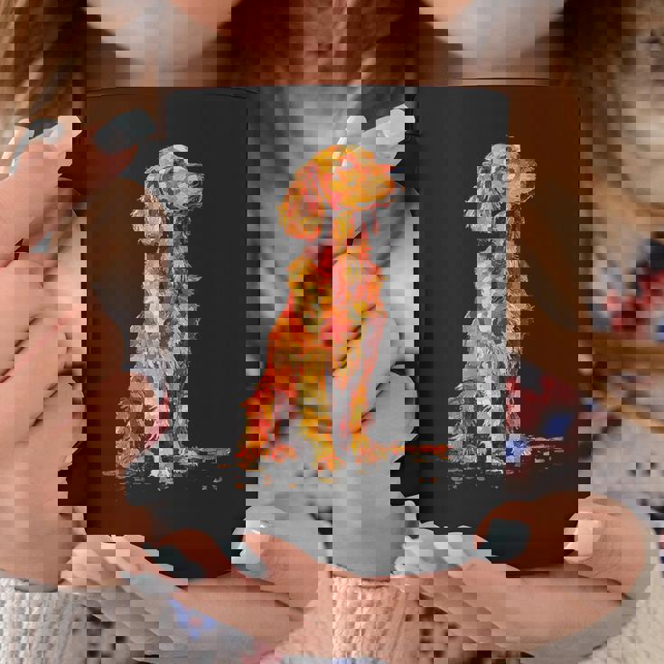 アイリッシュセッター 犬 グラフィック ペットアート アイリッシュセッター コーヒーマグ 面白い贈り物