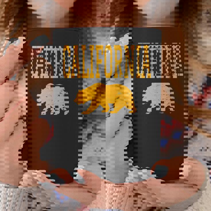 アンティーク調カリフォルニアゴールデンベア。 コーヒーマグ 面白い贈り物