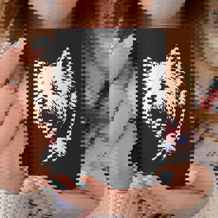 ウエスト ハイランド ホワイト テリア ピーキングドッグ ウェスティ デザイン コーヒーマグ 面白い贈り物