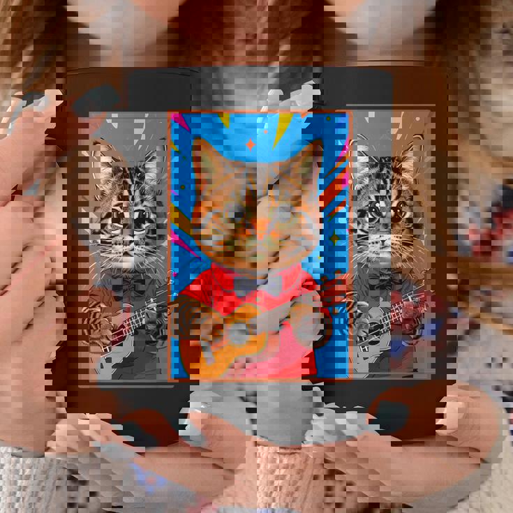 ウクレレ猫 コーヒーマグ 面白い贈り物