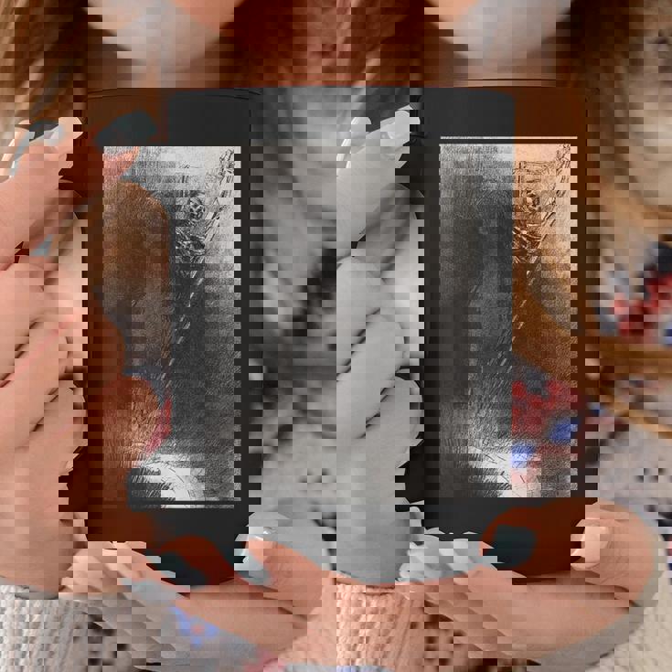 オディロン・ルドン著「そして彼にかかった彼の名は死だった」 コーヒーマグ 面白い贈り物