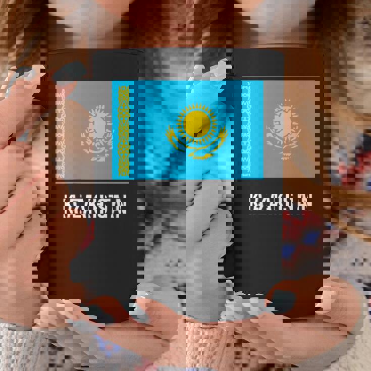 カザフスタン フラッグシャツ コーヒーマグ 面白い贈り物