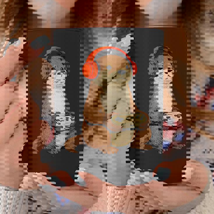 カワイイ カワウソ ゲーム アニメ レトロ 日本の芸術作品 ゲーマー 面白い コーヒーマグ 面白い贈り物