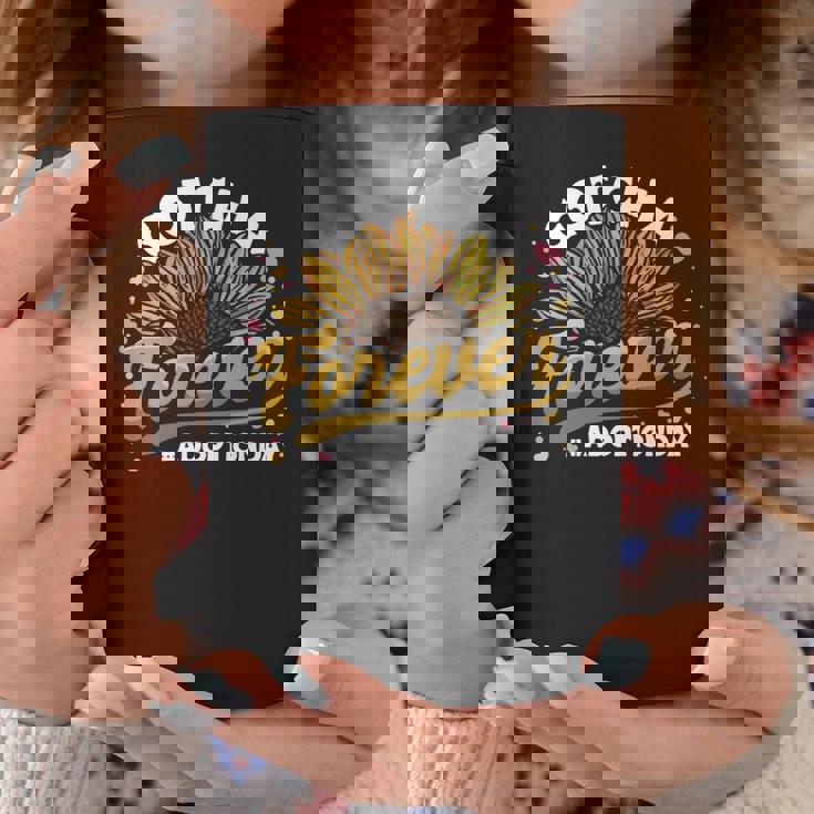 ガッチャ・フォーエバー採用のお知らせ ガッチャ・デー ひまわり 長袖tシャツ コーヒーマグ 面白い贈り物