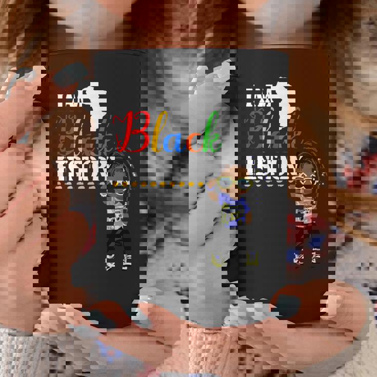 キッズ アイ・アム・ブラック・ヒストリー・シャツキッズガールズブラック・ヒストリー・マンス用 コーヒーマグ 面白い贈り物