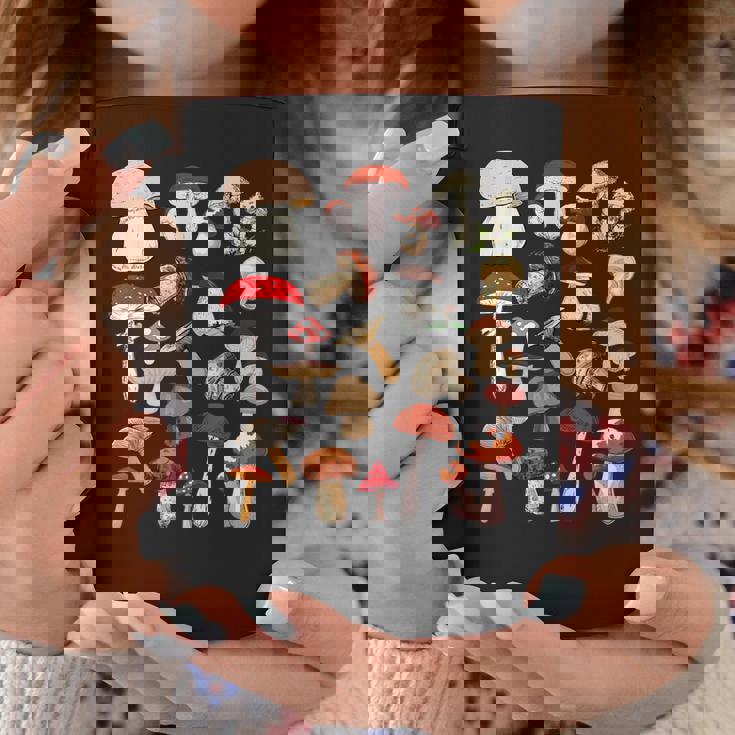 キッズ キノコ コラージュ 菌類 コーヒーマグ 面白い贈り物