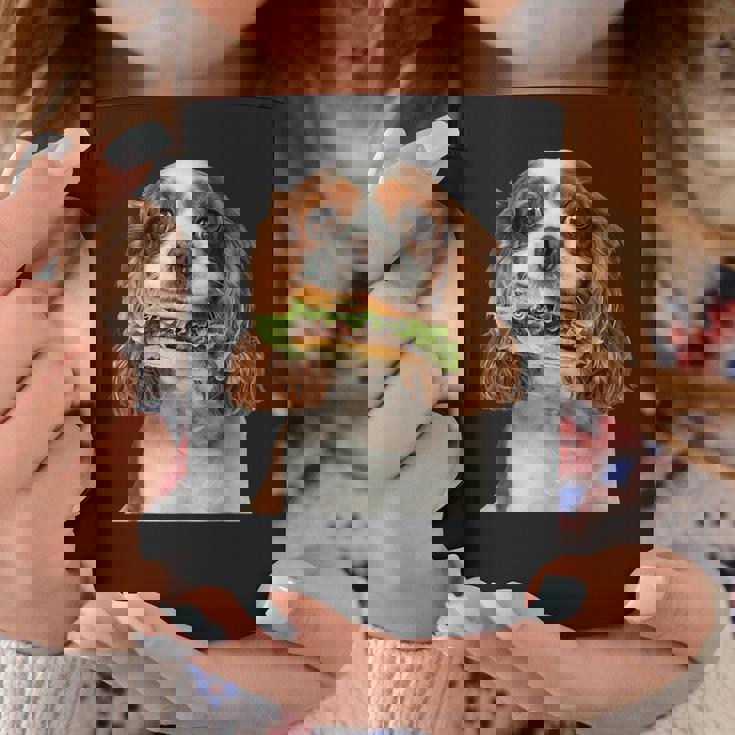 キャバリア・キング・チャールズ・スパニエル・バーガー コーヒーマグ 面白い贈り物