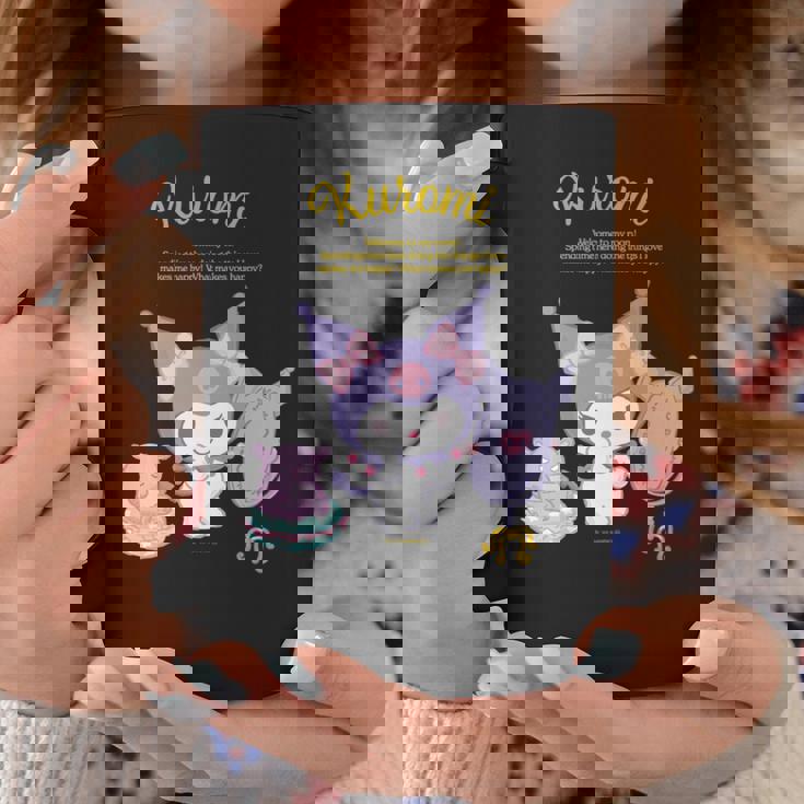 クロミ ハピネスマイルーム 長袖tシャツ コーヒーマグ 面白い贈り物