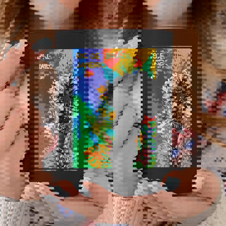 サンバダンサー ブラジル カーニバル リオデジャネイロ カラフル コーヒーマグ 面白い贈り物