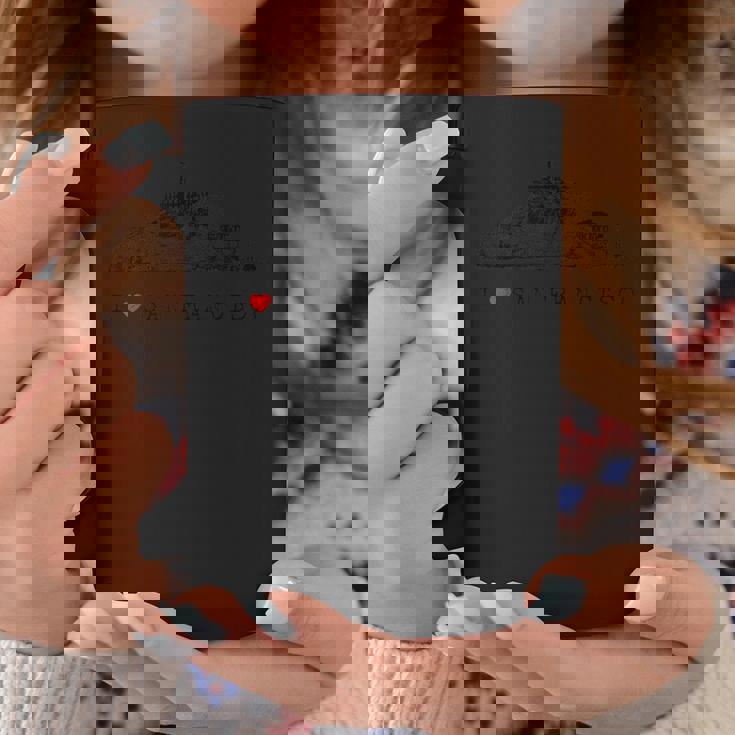 サンフランシスコ I Love Alcatraz アルカトラズ ヴィンテージ スカイライン ベイ カリフォルニア コーヒーマグ 面白い贈り物