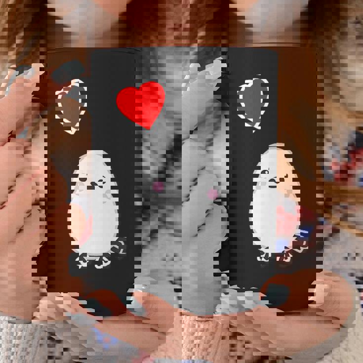 シマエナガ『ハート』白い鳥【どうぶつフレンズ】動物 ゆるくて かわいい コーヒーマグ 面白い贈り物