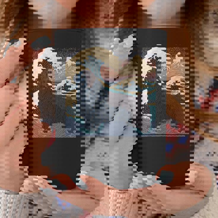 シュールレアリズム 日本画 ニューファンドランド 犬 コーヒーマグ 面白い贈り物