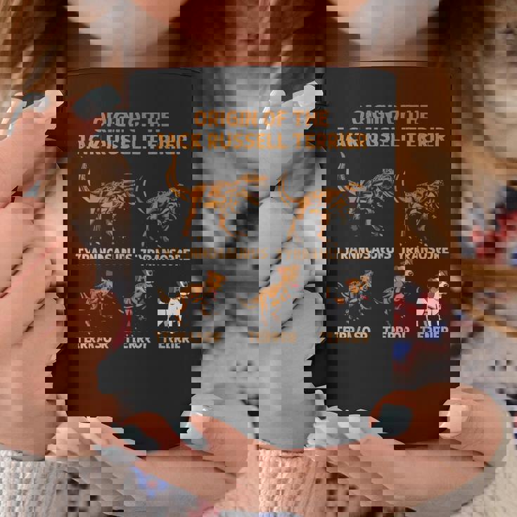 ジャック・ラッセル・テリア進化史犬の起源 コーヒーマグ 面白い贈り物