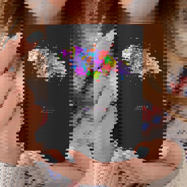 ジャマイカの地図 コーヒーマグ 面白い贈り物