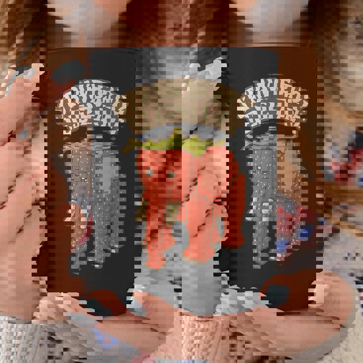 ストロベリーエレファント 面白い イタリアンブレインロットスラング ゲームミーム コーヒーマグ 面白い贈り物