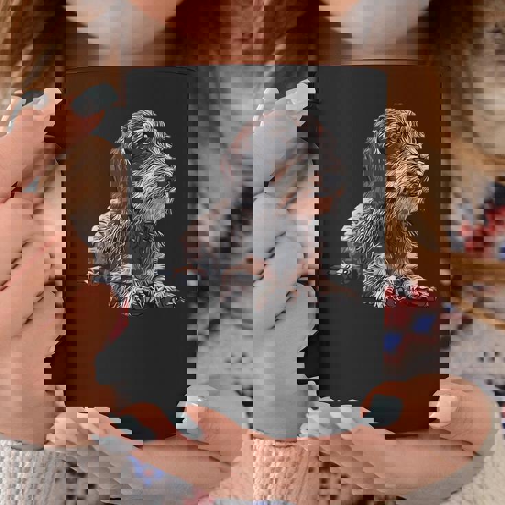 ダックスフンド ワイヤーヘア 長袖tシャツ コーヒーマグ 面白い贈り物