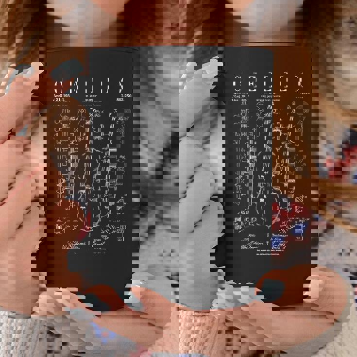 チェロ ヴィンテージ 特許 チェリスト 描画 プリント コーヒーマグ 面白い贈り物