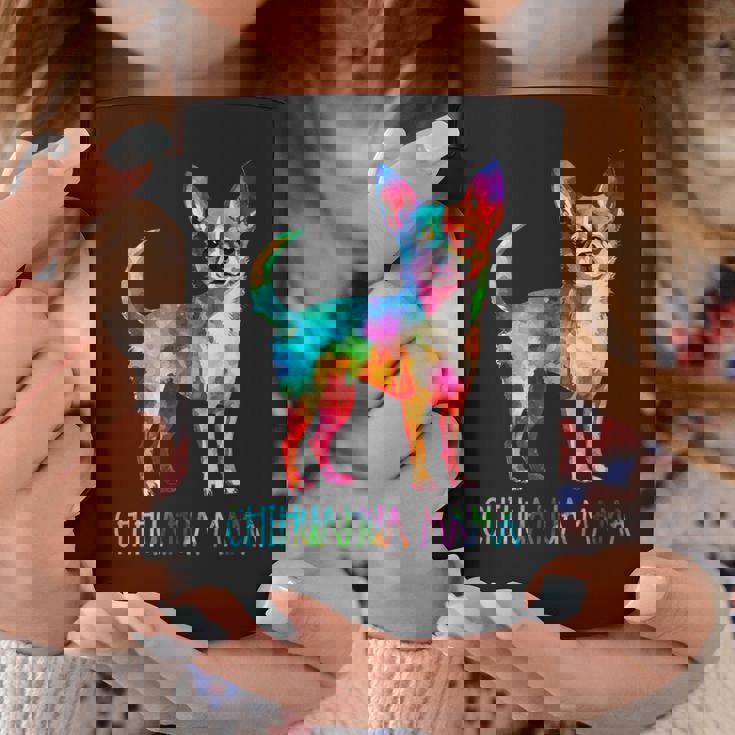 チワワ ママ 水彩画 芸術的 犬 恋人 ティーカップ コーヒーマグ 面白い贈り物