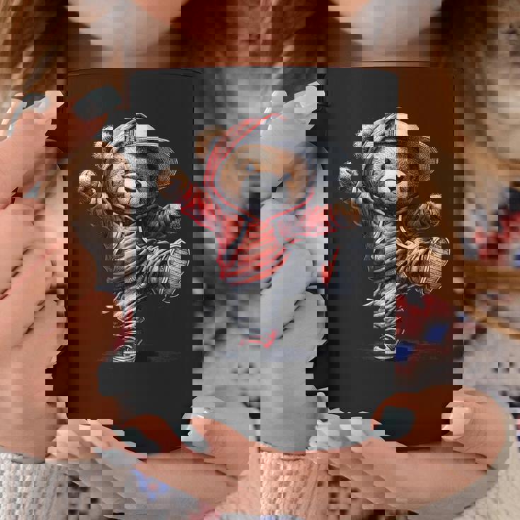 テディ愛好家やキッズダンサーのための面白いクマ コーヒーマグ 面白い贈り物