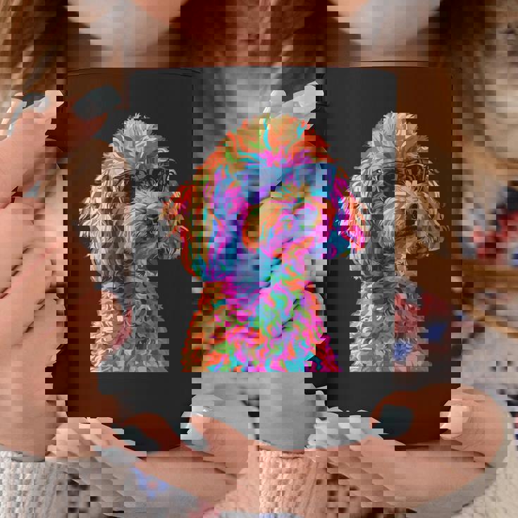 トイプードル愛好家デザイン ポップアート 面白いトイプードル 犬 長袖tシャツ コーヒーマグ 面白い贈り物