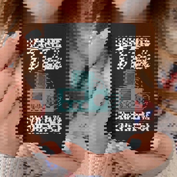 トークハム ラジオオペレーターアマチュア無線 ハム無線機許諾済 コーヒーマグ 面白い贈り物