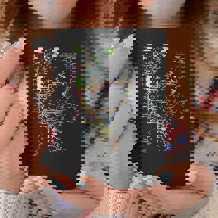 ニューヨーク市メトロマップアート I Heart Ny お土産ギフト 長袖tシャツ コーヒーマグ 面白い贈り物