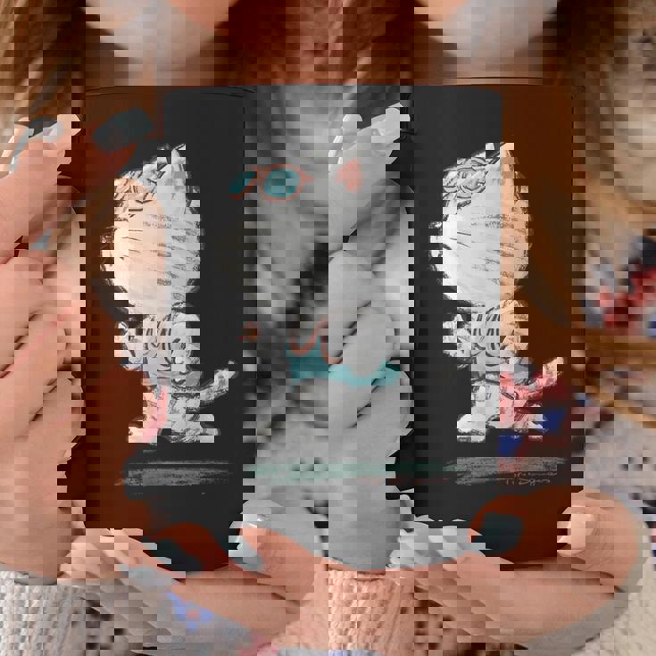 ネコ ねこ ランニング 子猫 ペット おもしろ 動物 ランナー イラスト コーヒーマグ 面白い贈り物