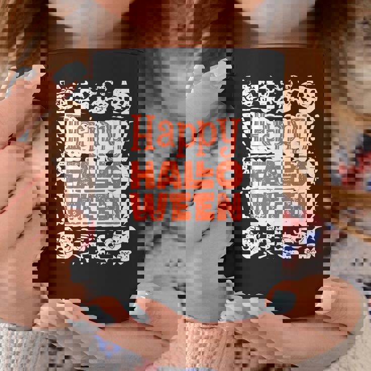 ハッピーハロウィン 子供 大人 男性 女性 キュート ビンテージ コーヒーマグ 面白い贈り物