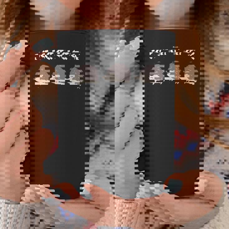 ハリネズミ てくてく ハリネズミ好き ハリネズミの飼い主 おもしろ 可愛い ハリネズミ コーヒーマグ 面白い贈り物